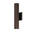 WAC Lighting dweLED, Caliber 2 Light LED Indoor and Outdoor Wall Light 3000K in Bronze