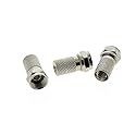 IDEAL 84-018 F-Type Coaxial Connector, Twist On, RG-59 Cable