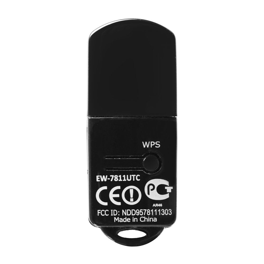 Edimax Wi-Fi 5 802.11ac Mini AC600 Dual-Band (2.4Ghz / 5Ghz) Adapter For PC USB Adapter Dongle, Win11 Plug-n-Play, Mac OS, Linux, EW-7811UTC