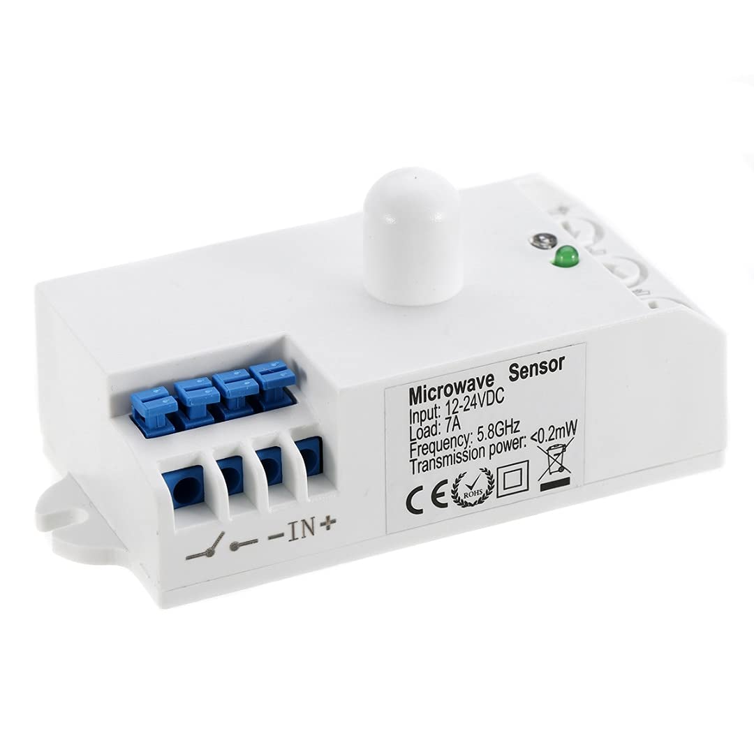 DC 12V-24V 5.8GHz Microwave Radar Motion Sensor Human Body Induction Switch for Switch Accessories