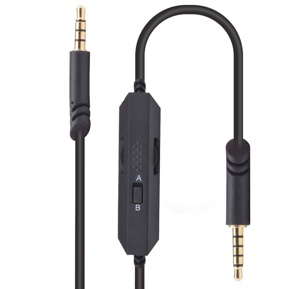 Alitutumao 3.3ft Auxiliary Gaming Cable for Astro A10 A40 A30 A50 Headsets, Compatible with Xbox One PS4 PC Mobile, Black, Male-to-Male 3.5mm Jack…