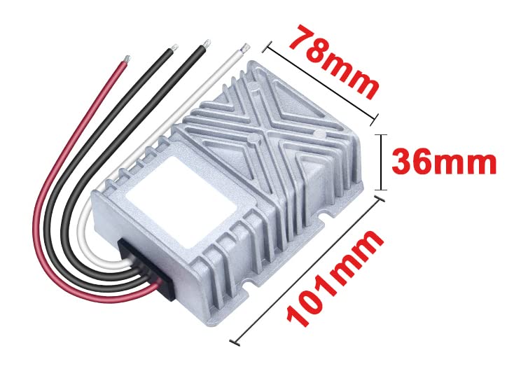 KNACRO 48V 60V (40-60V) to 24V 40A 960W DC-DC Waterproof Boost Converter Automatic Step Down Voltage Regulator Module Car Power Supply Voltage(24V…