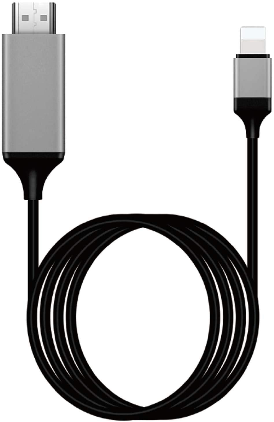 Apple MFi Certified Lightning to HDMI Adapter for Phone to TV,Compatible with iPhone,iPad, Sync Screen Connector Directly Connect