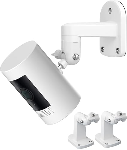 2 Pack BFYTN Adhesive Wall Mount Compatible with Ring Stick Up Cam Wired/Battery,Outdoor Cam Plus and Indoor Cam HD (1st Gen) Security Camera,360