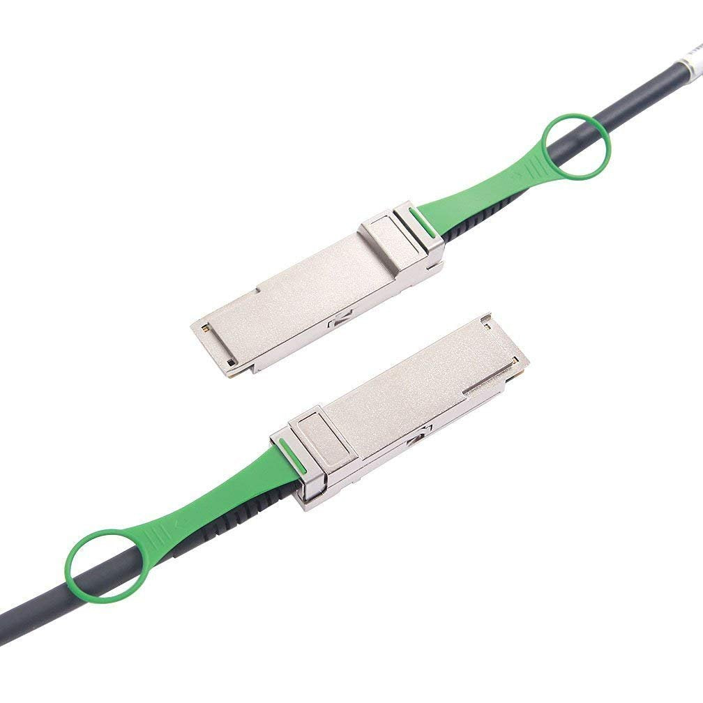 10Gtek 40G QSFP+ DAC Cable - 40GBASE-CR4 Passive Direct Attach Copper Twinax QSFP Cable for Mellanox MC2206130-001 Devices, 1-Meter(3.3ft)