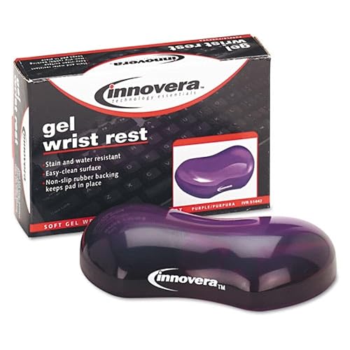 Innovera Gel Mouse Wrist Rest, Purple