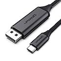Upgrow USB C to DisplayPort Cable 4K@60Hz 6FT for Home Office USB C to DP Cable Compatible with MacBook Pro/Air, iPad Pro with USB-C Port