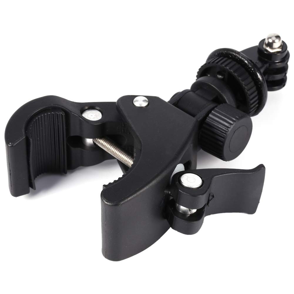 Pomya Camera Bike Motorcycle Mount Holder, 360° Rotatable Bike Bicycle Handlebar Clip On Clamp Mount with 1/4 inch Screw for GoPro Camera