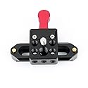 NICEYRIG NATO Lock Clamp with Quick Release Safety Rail 7cm for Video Light Monitor Microphone