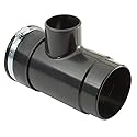 Dust Right Router Table Dual Port - ABS Plastic Router Table Dust Port for 4” Dust Hose or Dust Right Handle - Effortless Dust Collection System