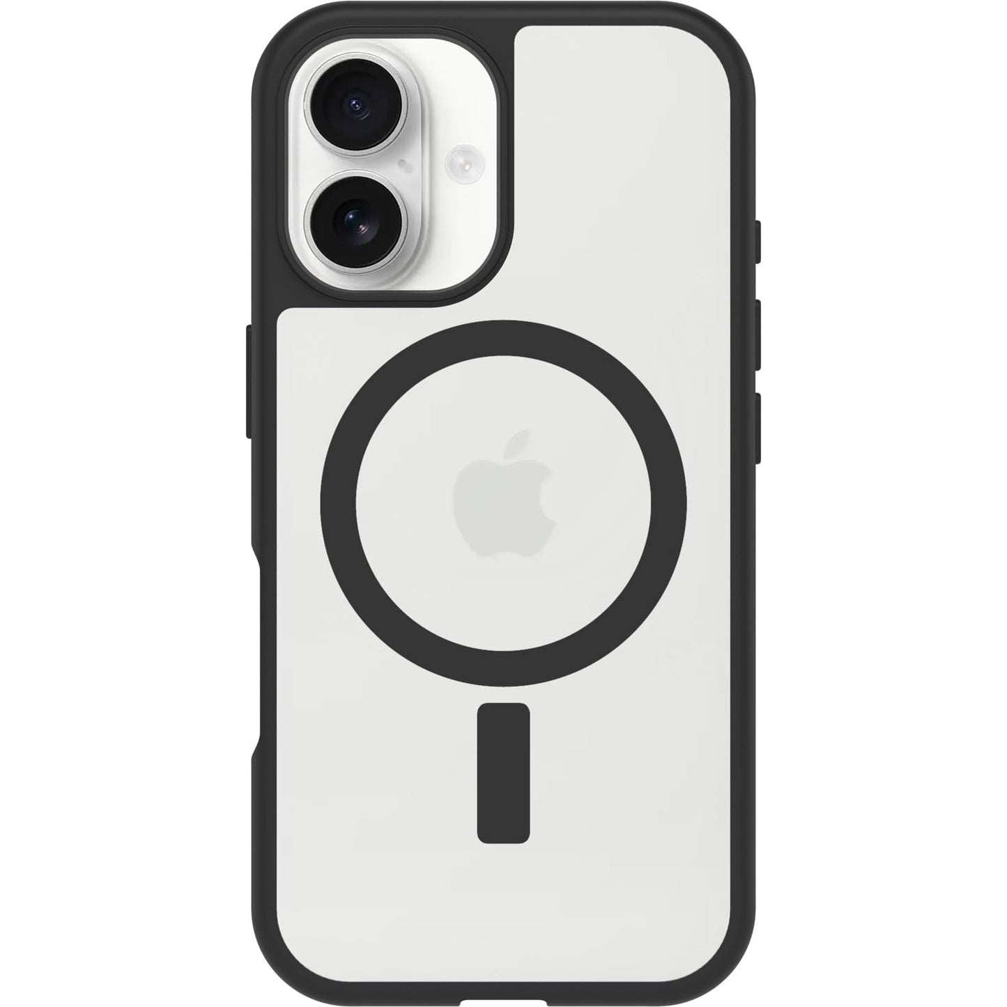 OtterBox iPhone 16 Profile Series Magnet Case - Black Crystal - Ultra-Thin, Stylish Minimalist iPhone Case