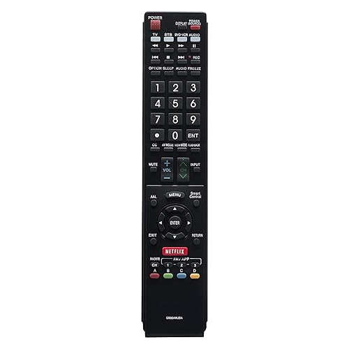 Beyution GB004WJSA Replacement Remote Control Fit for Sharp TV LC-80LE857U LC-60LE757U LC-70LE857U LC-70LE755U LC-60LE755U LC-90LE657U LC-80LE657U