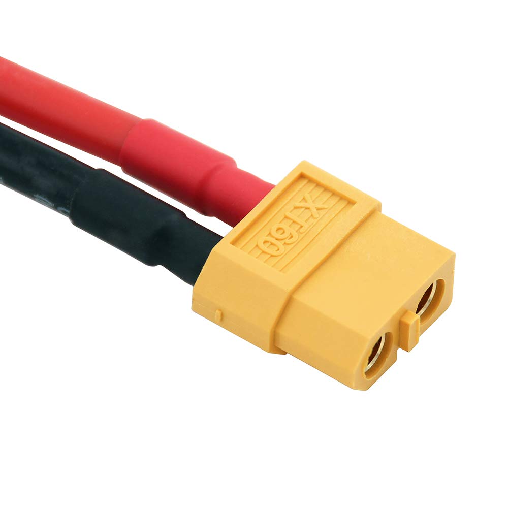 OliYin 3pcs XT90 Male to XT60 Female Connector Converter Adaptor with 12awg 1.96inch 5cm Cable(Pack of 3)