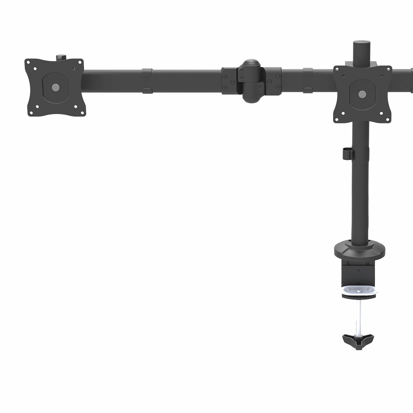StarTech.com Desk Mount Triple Monitor Arm - Ergonomic VESA 3 Monitor Mount up to 27" - Articulating & Height Adjustable Pole Mount