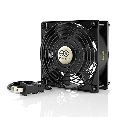 AC Infinity AXIAL 1238, Muffin Fan, 115V 120V AC 120mm x 38mm.