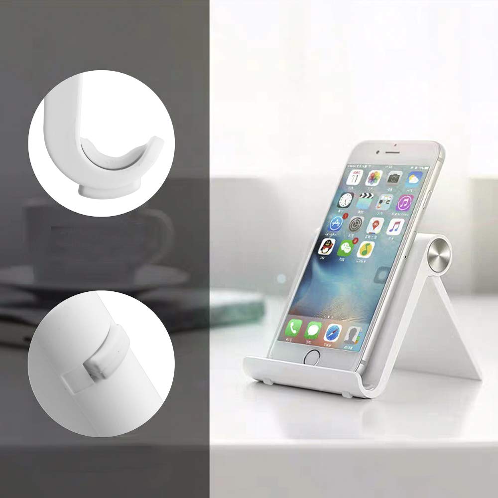Mayten Foldable Desk Cell Phone Stand Adjustable iPhone iPad Holder Stand,Compatible for iPhone 14Pro 14Plus 13 12Pro Max 11 SE XS XR 8 7