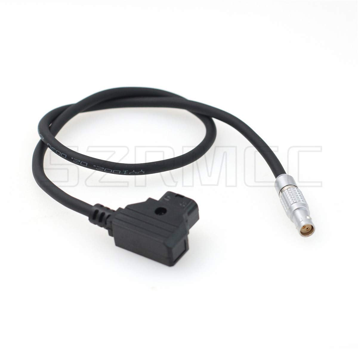 SZRMCC 2 Pin Female Rotatable to D-tap Power Cable for RED Komodo 6K Cinema Camera (80cm)