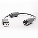 USB Breakaway Cable for Logitech G920 G923 G27 G29 Driving Force & Thrustmaster Ferrari 458 Spider Racing Wheel Cord, Guitar Hero & Xbox USB Plug Xbox
