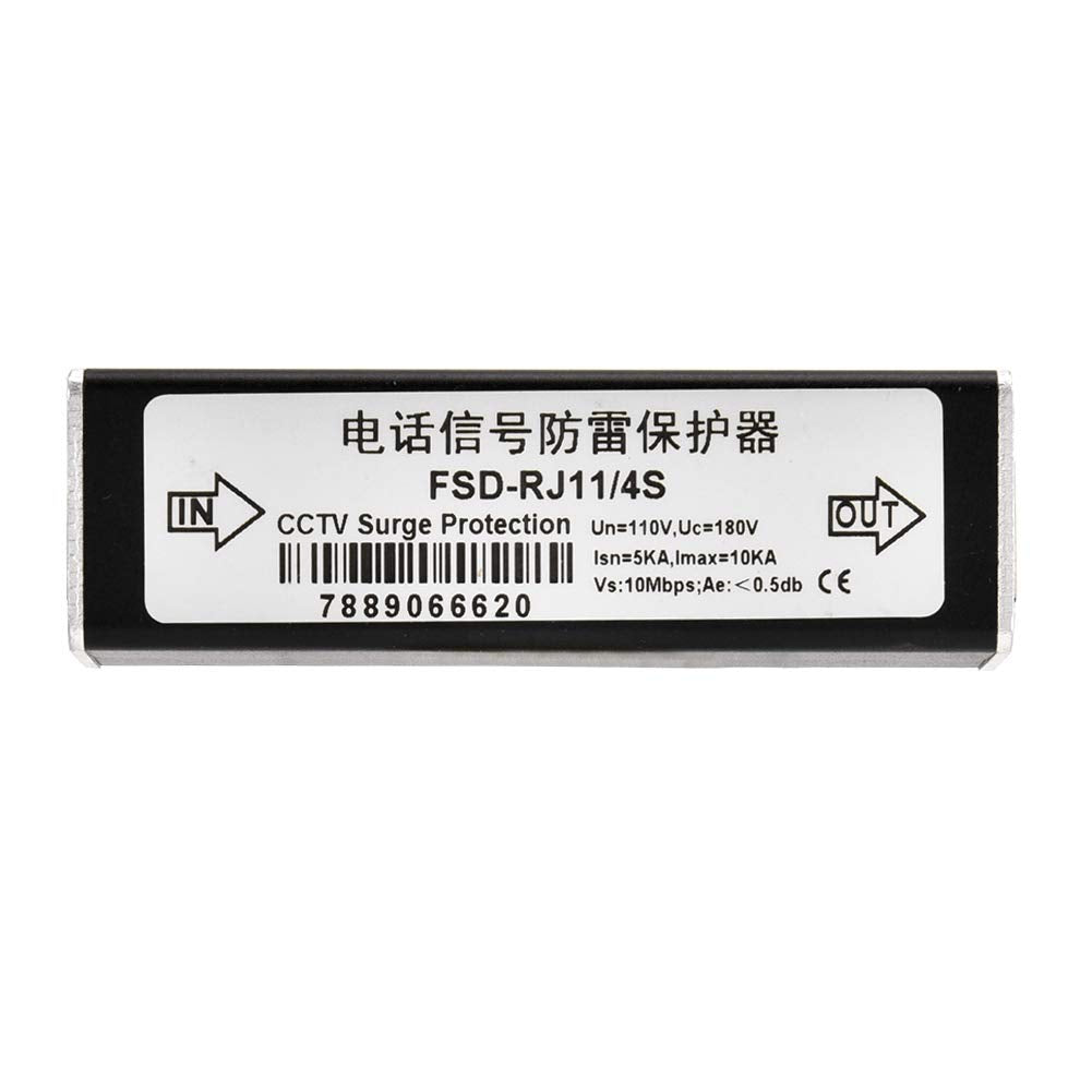 Interface Protector Arrester, Easy to Install, Suitable Forsurge Protector Arrester of Telecom Data Communication Lines and Telephones (110V)