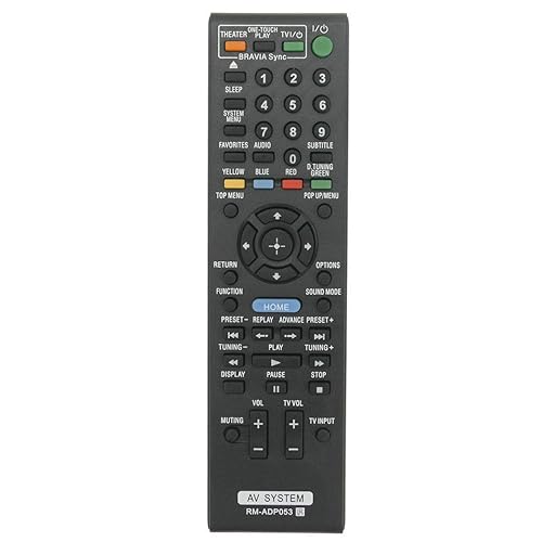 New RM-ADP053 Replace Remote Control for Sony Blu-ray Disc Player BDV-E370 BDV-E470 BDV-E570