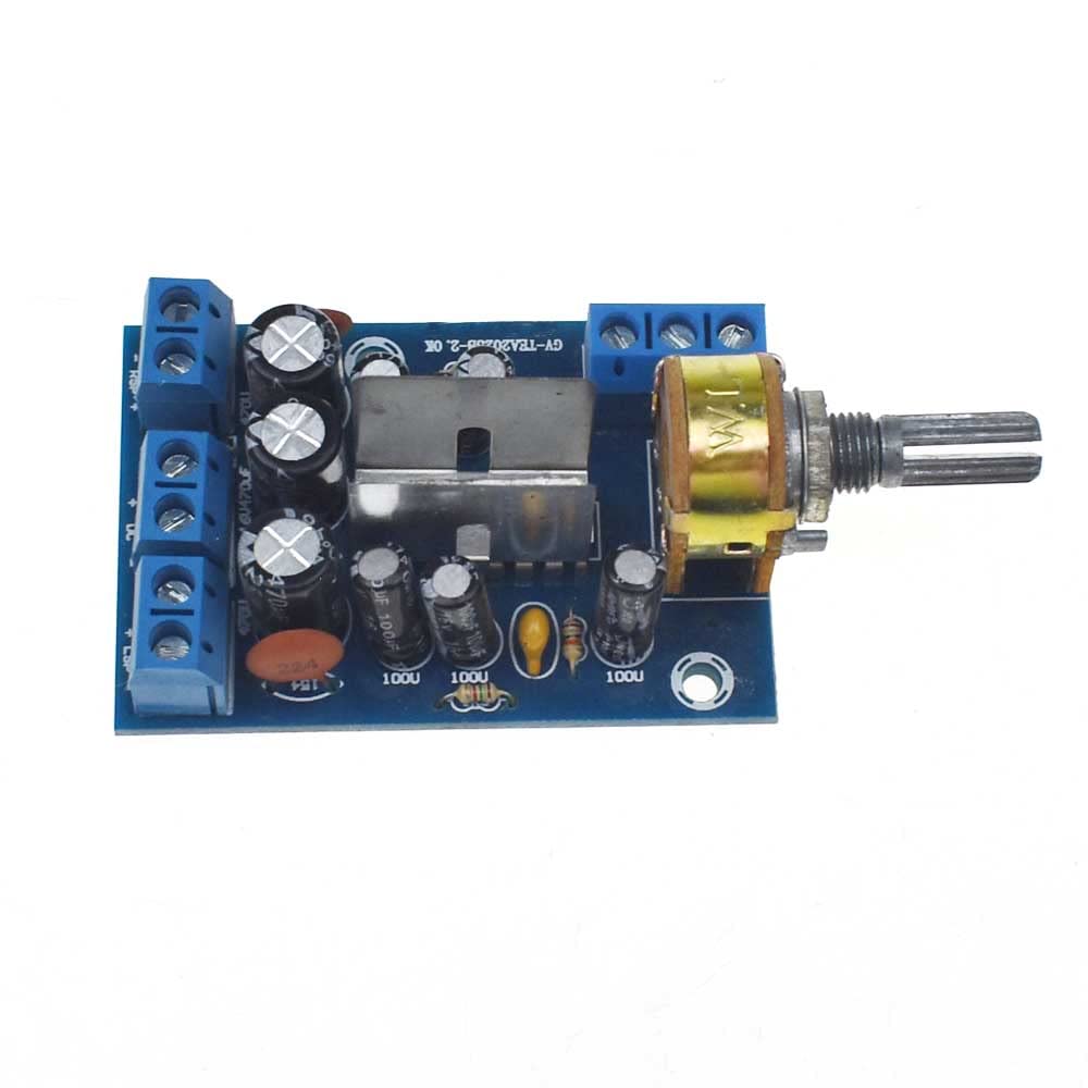 TEA2025B 2.0 Stereo Dual Channel Mini Audio Amplifier Board for PC Speaker 3W+3W 5V 9V 12V CAR