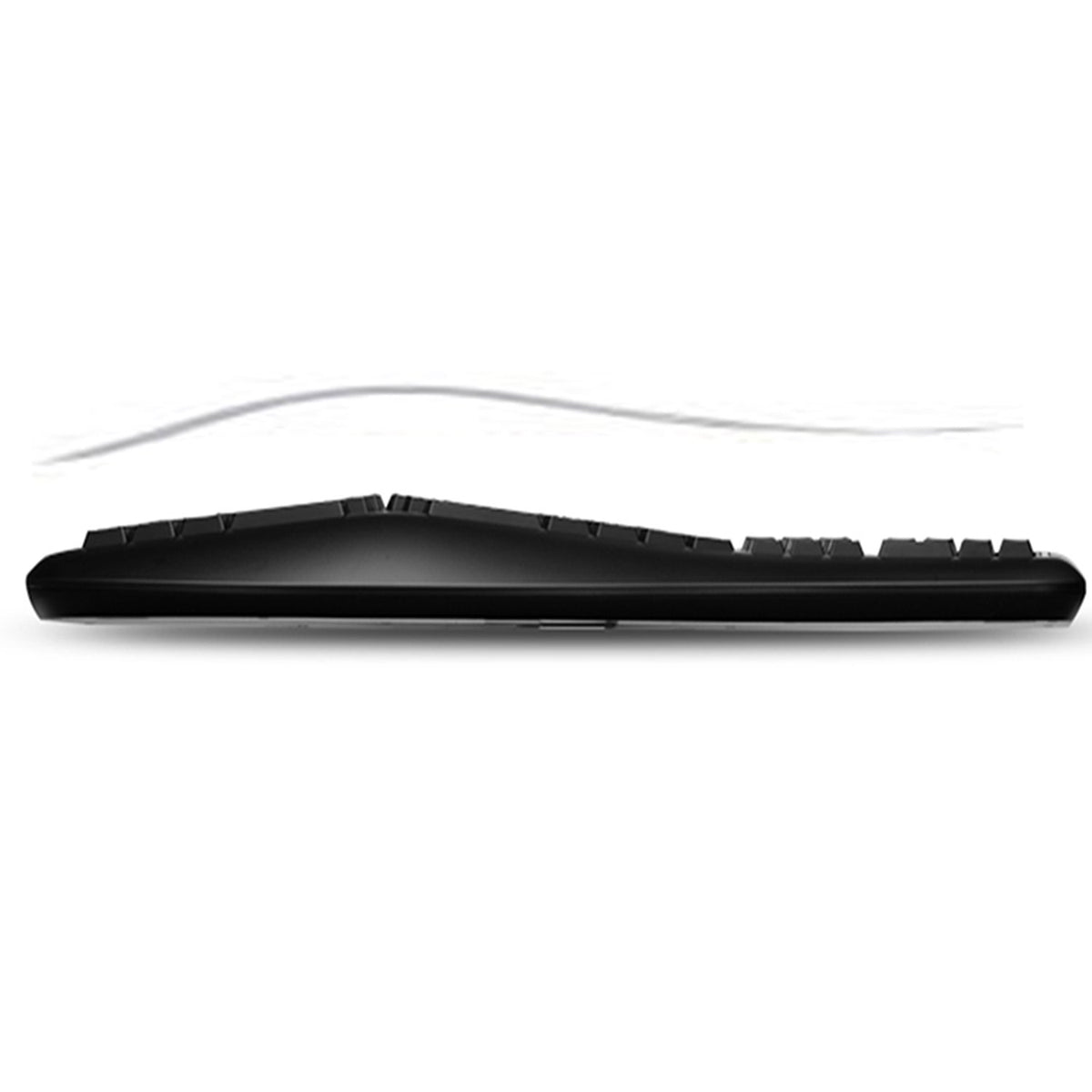 Adesso Ergonomic USB Keyboard, 105-Key US Layout AKB-150UB
