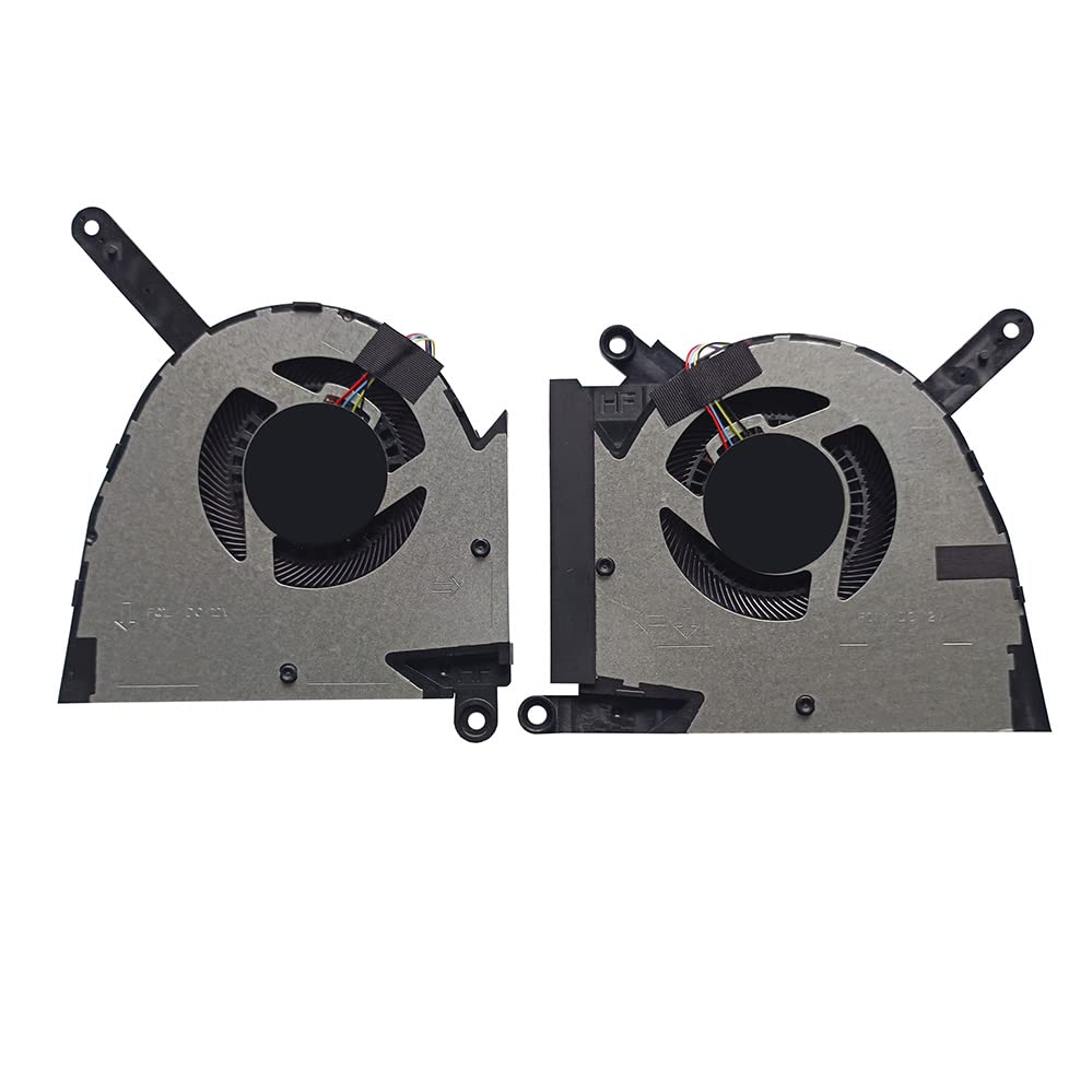 (1 Pair) New CPU GPU Cooling Fans Intended for ASUS TUF Dash (2022) FX517ZM FX517ZM-AS73 FX517ZR RTX 3060 3070 Series Laptop Replacement Fan DC 12V