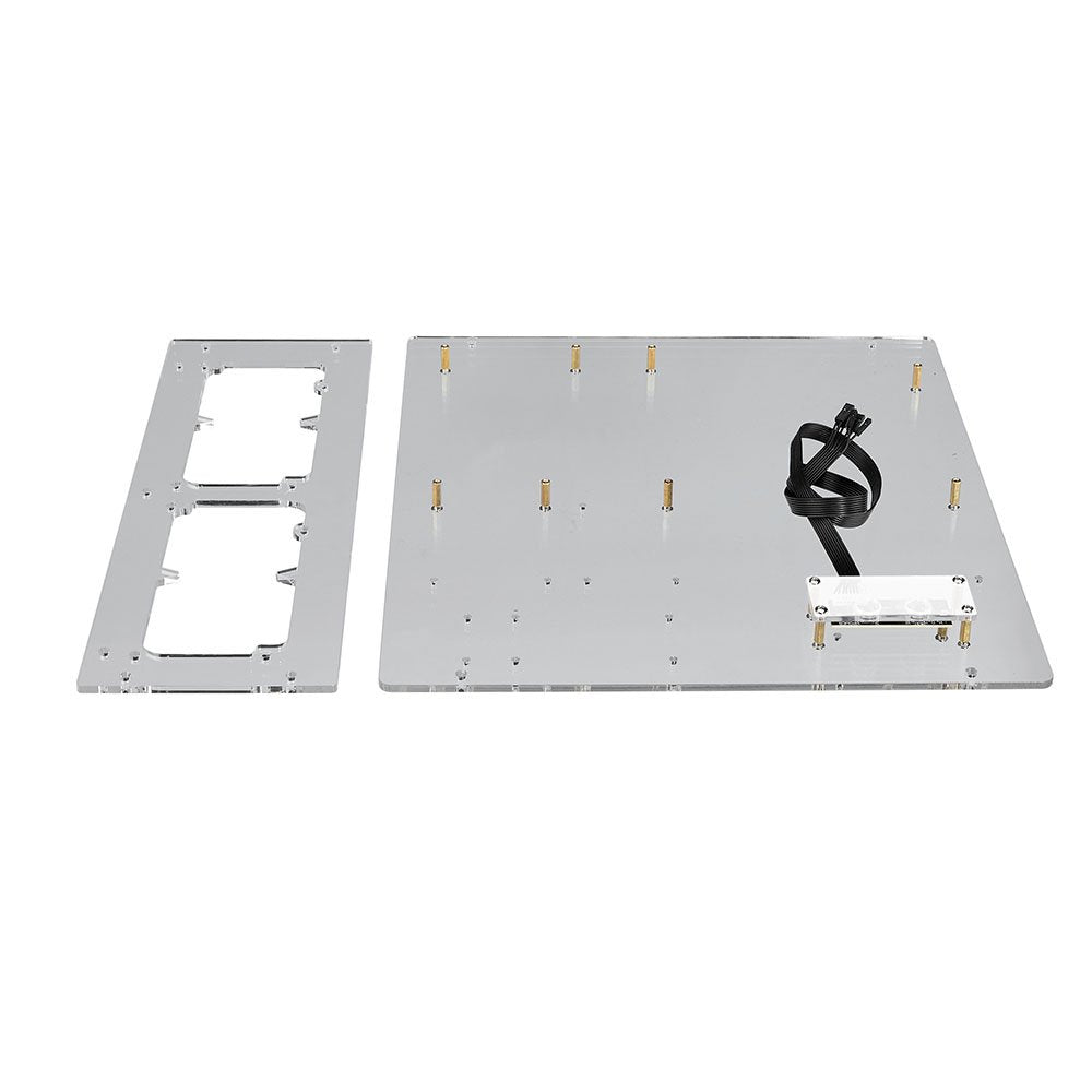 Baseltek 6 GPU Aluminum Mining Rig Open Air Frame Case