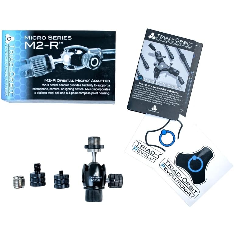 Triad-Orbit Micro 2/M2-R Retrofittable Short-Stem Orbital Mic Adapter