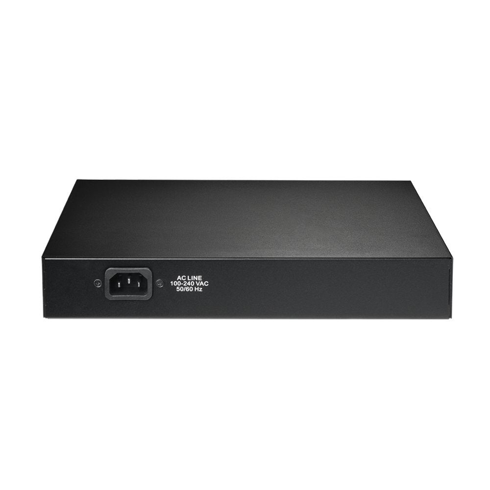 Edimax Long Range 8 Port 10/100Mbps PoE+ Switch, Supports Long Range Upto 200M, Port-Base VLAN QoS Auto-detect PD, Total 130W (ES-1008P V2)