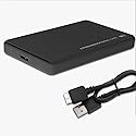 ASHATA 2.5 Inch Enclosure, Portable Hard Drive Case with USB 3.0 for Laptop Drive SSD, Support 2.5 Inch for SATA/ for SATA 2/ for SATA 3 and SSD Solid
