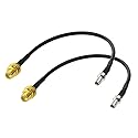 Bingfu 4G LTE Antenna Adapter SMA Female to TS9 Connector Coaxial Pigtail Cable 15cm 6 inch (2-Pack) Compatible with 4G LTE Mobile Hotspot MiFi Router