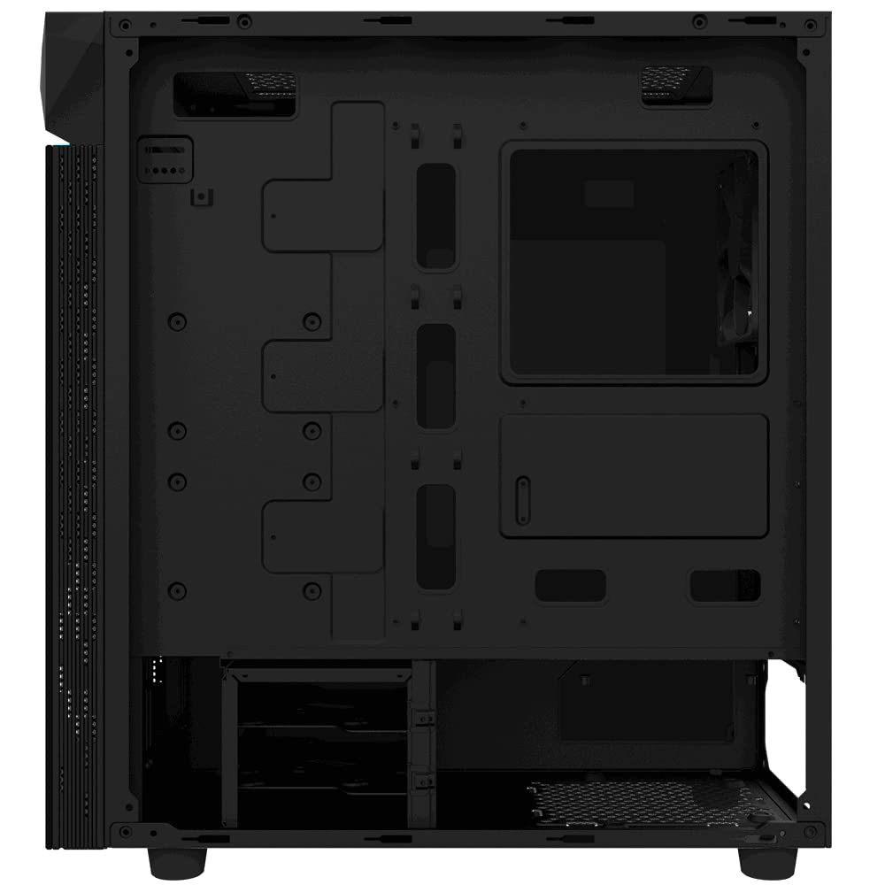 GIGABYTEC200 GLASSMidiTowerNot IncludedATXMicroATX MiniITX Color BlackGB-C200G