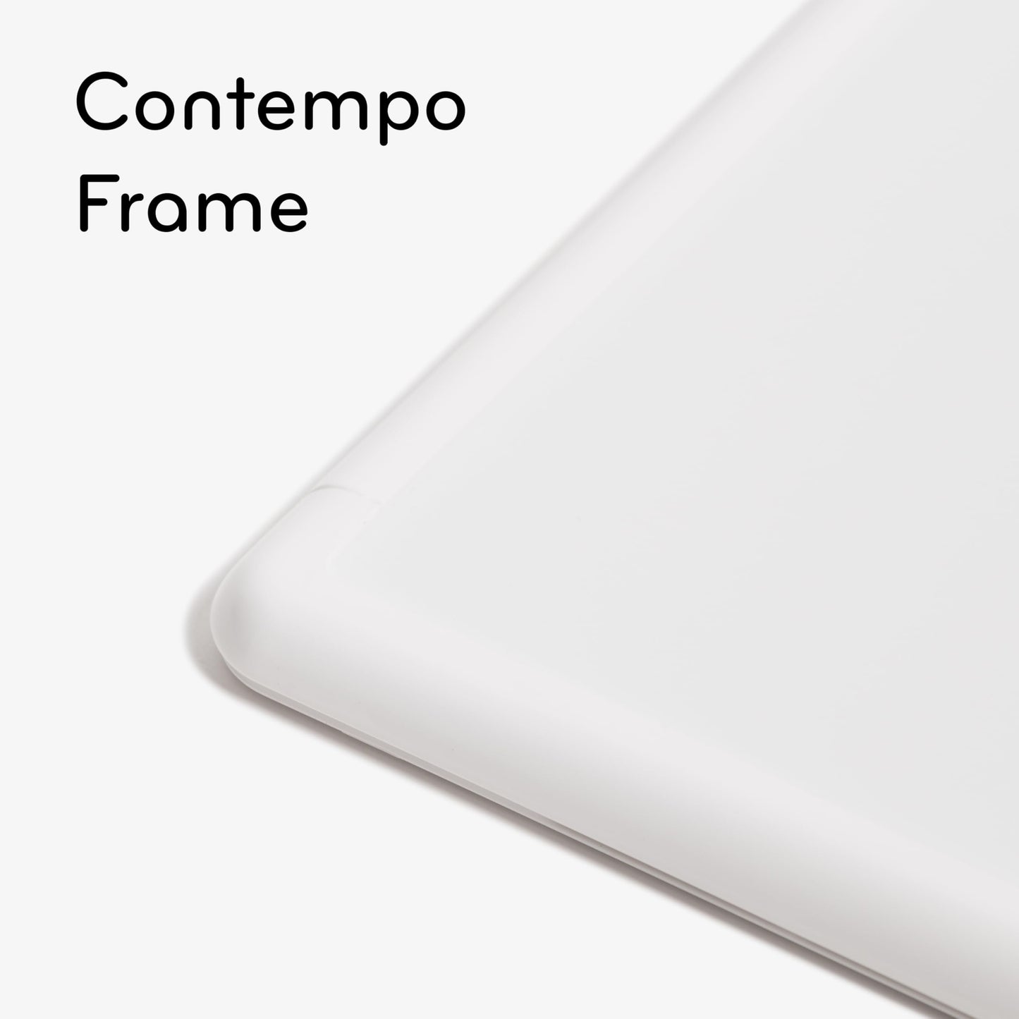 U Brands Contempo Magnetic Small Whiteboard, 8.5” x 11”, White Modern Frame, Mini White Board for Students, Fridge and Locker Dry Erase Board