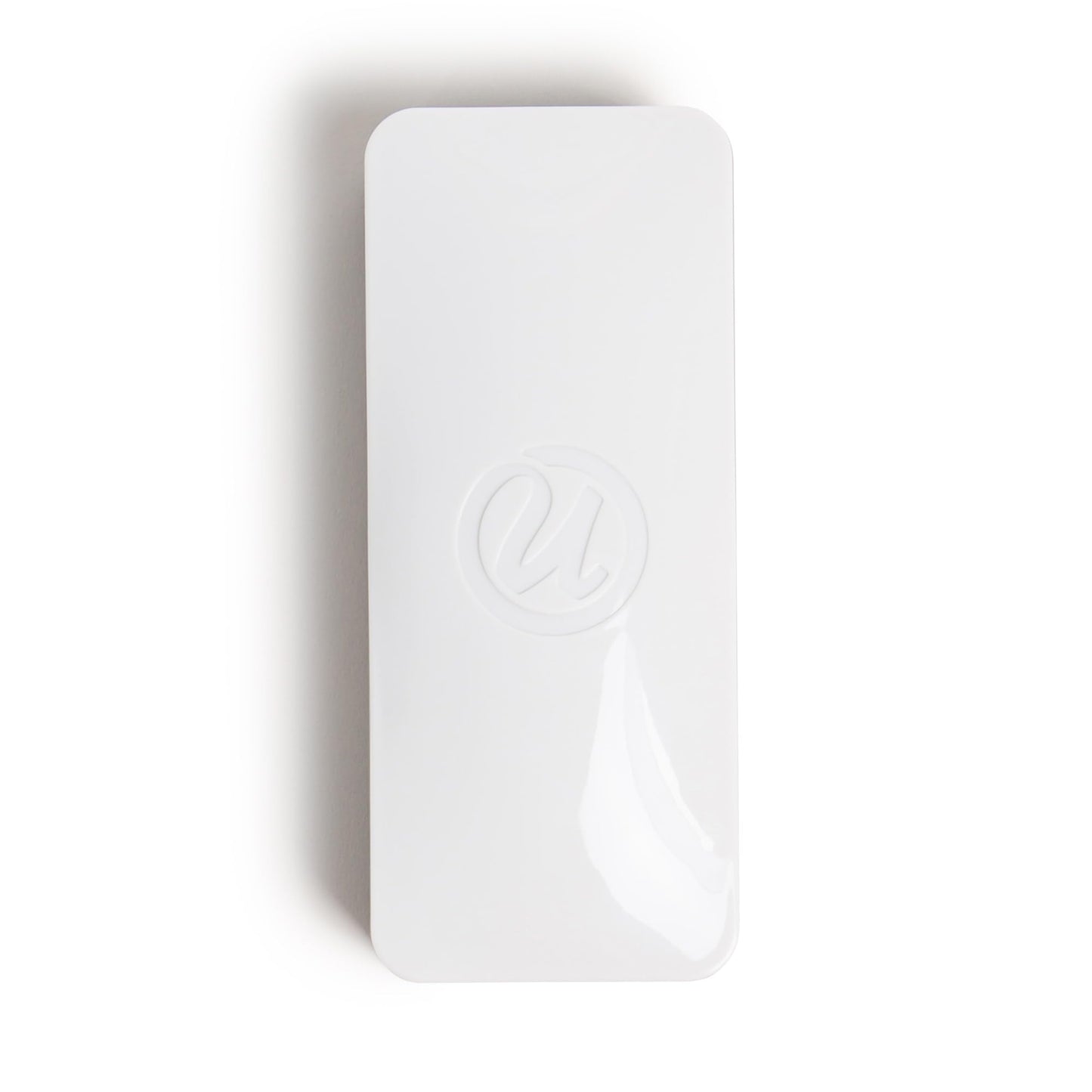 U Brands Magnetic Dry Erase Board Felt Eraser, 2"x5"x1", White, Lightweight Modern Design