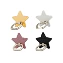lenoup z179 (4 pcs) Cell Phone Holder,Star Phone Ring Kickstand,Universal 360 Rotation Cell Phone Finger Ring Grip for Almost All Phones/Pad(4 Color