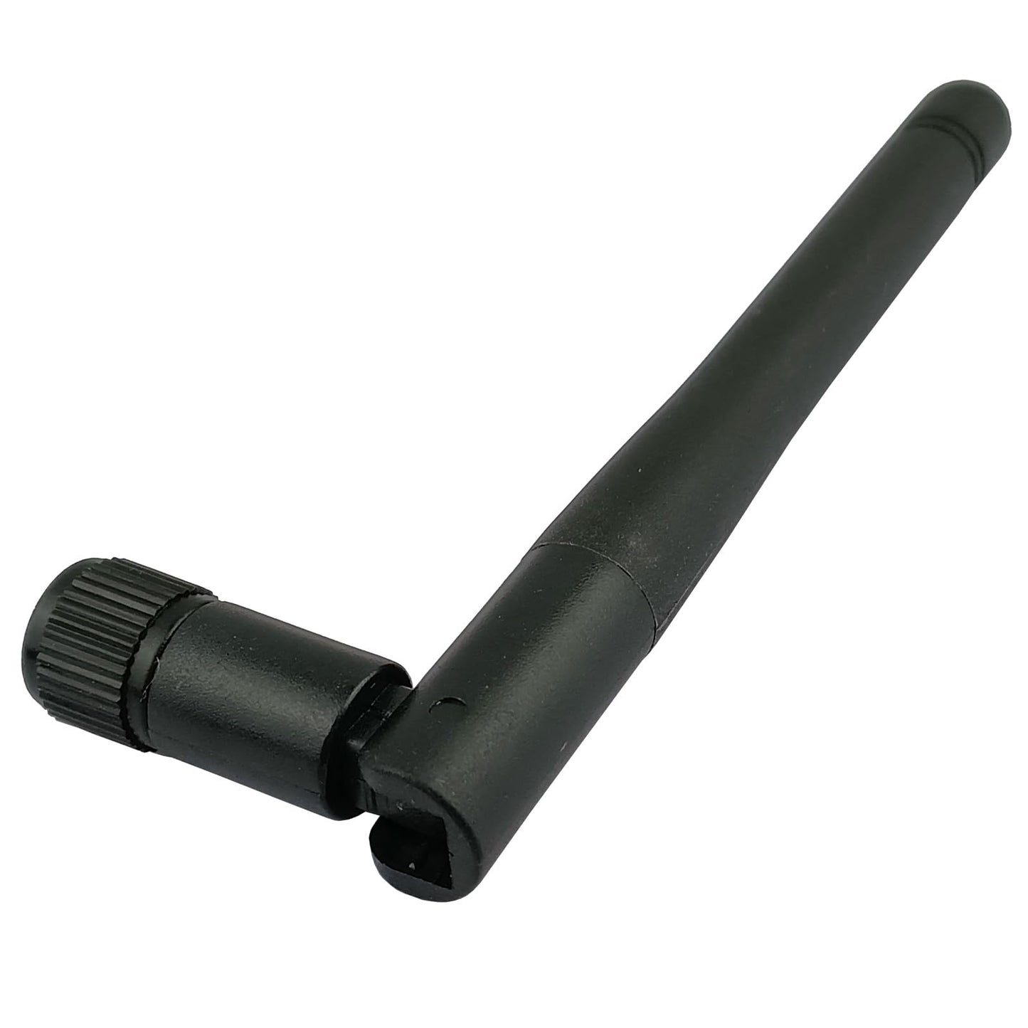 QAREQU Computer Networking RP-SMA Antenna (2-Pack), 2dBi Dual Band WiFi 2.4GHz 5GHz BT Wireless Signal (RP-SMA Male (Hole))