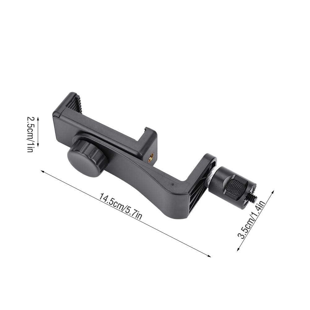 Serounder Phone Clip Holder Mount Adapter Bracket for Lab, S, Crane3, Phone Bracket Smartphone Clip Holder Mount Bracket for Feiyu G6/G6 Plus, Tripod