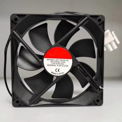 KF12025LSL 120X120X25MM 110/230V 0.03/0.07A 50/60Hz 2-Wire Cooling Fan