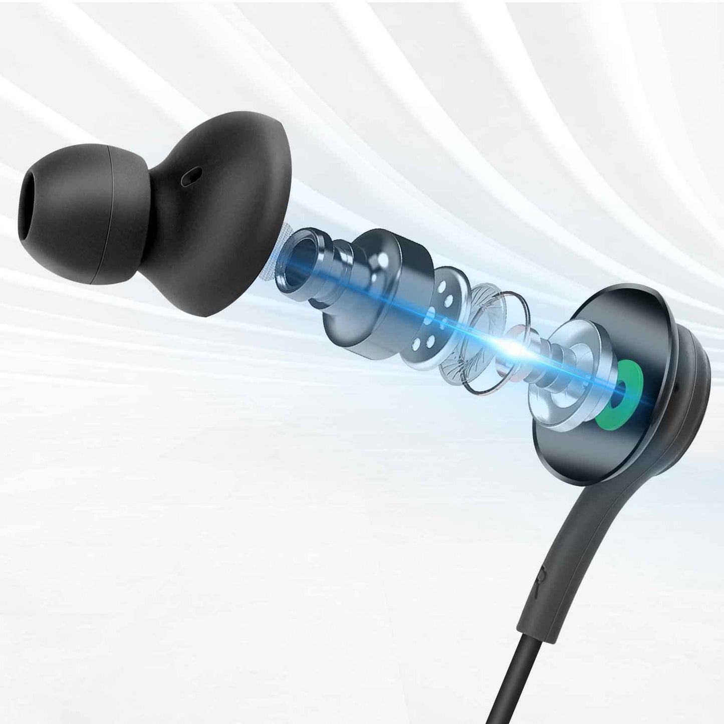 Wired 3.5MM Jack Durable Earphones Earbuds w Microphone and Volume Control, Deep Bass Clear Sound Noise Isolating in Ear Headphones, Compatible…