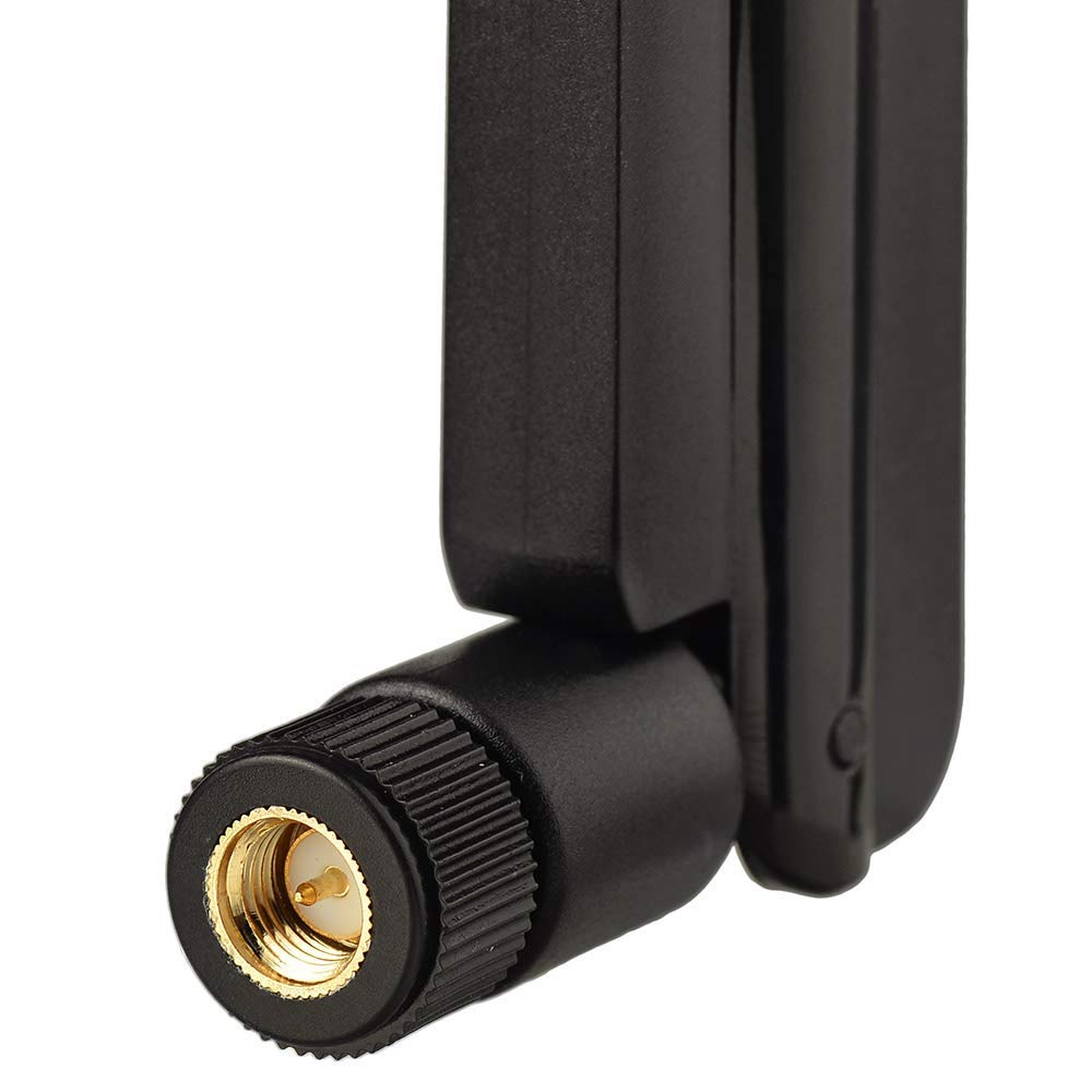 Eightwood 2.4GHz 5GHz Dual Band WiFi Antenna 9dBi Omni SMA Male Antenna for Backup Camera, Security Camera, FPV Drone, ISM, Smart Home Devices