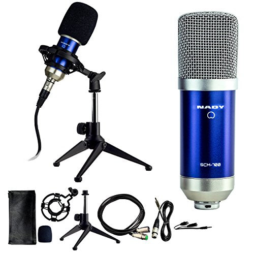 Nady SCM-700 Large Diaphragm Studio Condenser Microphone, Cardioid