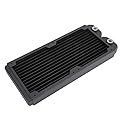 ASHATA Copper Radiator, 240mm Water Cooling Radiator with G1/4 Thread, 14 Pipes Water Cooling Cooler for PC Computer CPU Heat Sink, TSRP-TW240
