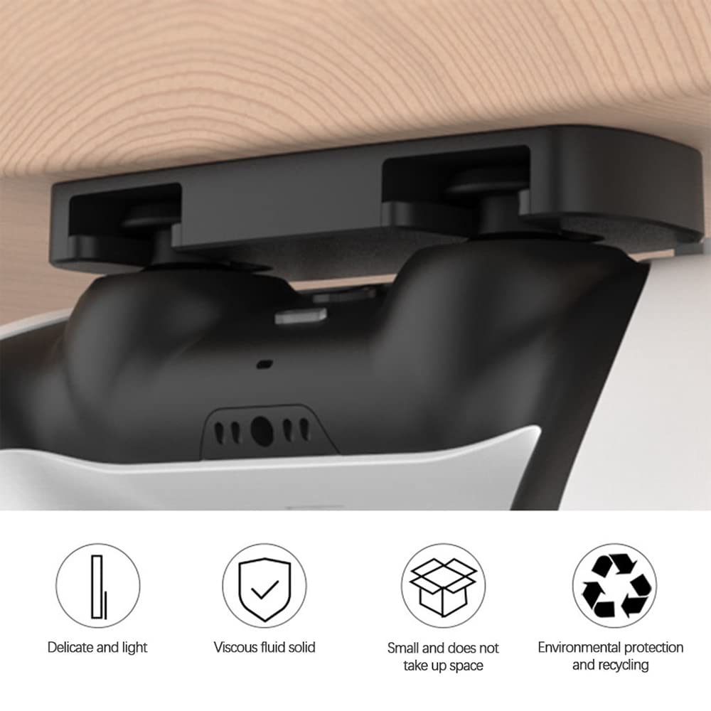 Chenkxin Controller Table Stand for PS5 PS4 Controller PlayStation 5 PlayStation 4 Under Desk Mount Controller Holder Table Organizer and Desk