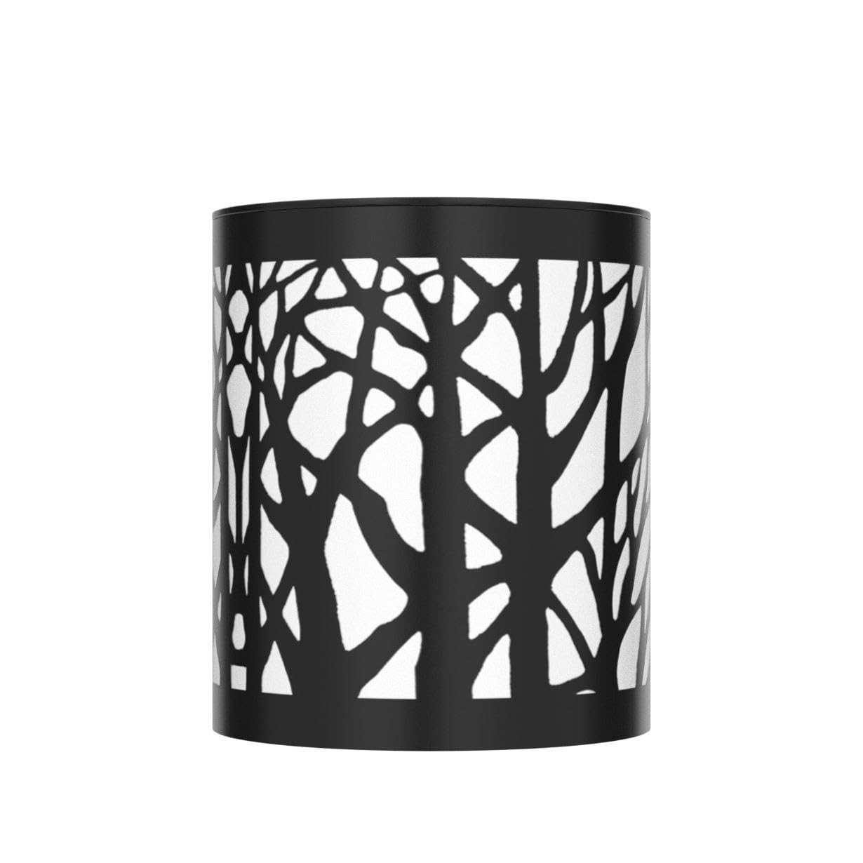 DenicMic Solar Wall Lights Outdoor Wall Sconce Fence Lighting for Patio Front Door Yard Deck Stair Led Forest Decorative Lamps, Waterproof, Warm White