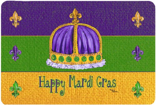 Caroline's Treasures 8385MP Mardi Gras Mouse Pad, Hot Pad or Trivet for Home Office Gaming Working Computers Laptop Mouse Mat,Washable Large Mousepad