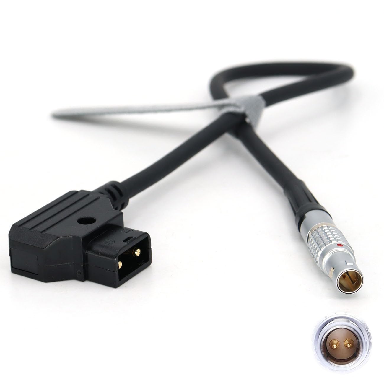 SZJELEN D-Tap to 0B 2 Pin Male Power Cable for Teradek Bond Teradek Bolt SmallHD Monitor Z CAM E2 Camera DJI Ronin ARRI 60cm/23.6 inches (Dtap