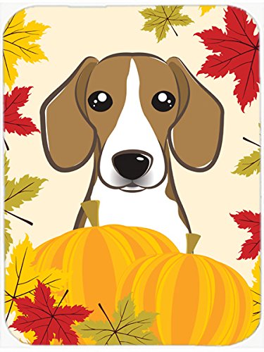 Caroline's Treasures BB2045MP Beagle Thanksgiving Mouse Pad, Hot Pad or Trivet for Home Office Gaming Working Computers Laptop Mouse Mat,Washable