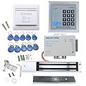 AGPTEK RFID Door Access Control System Kit, Home Security System with 280kg 620LB Electric Magnetic Lock 110-240V AC to 12v DC 3A 36w Power Supply
