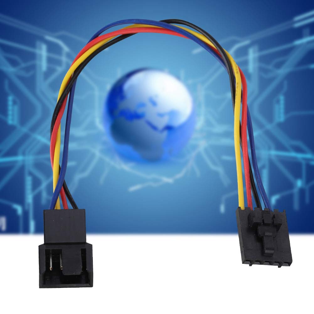 fosa 5Pcs 5Pin to 4Pin Adapter Cable Fan Connector Adapter Converter Extension Cable Cord for Dedicated Fans